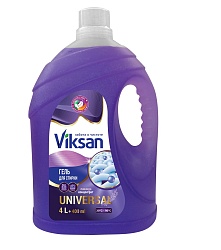 Гелеобразное VIKSAN 4,4 литра Концентрат экспресс-стирка Лаванда в канистре