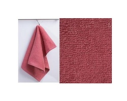 Полотенце махровое "Салфетка", плотность 360 г/кв.м, 30х50см, Терракотовый