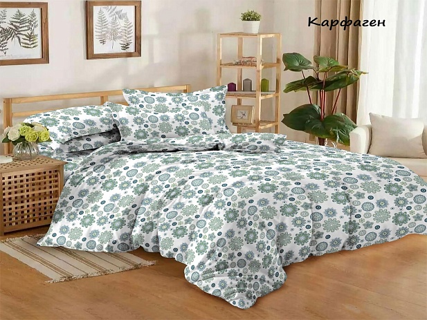Комплект постельного белья Семейный "Domo Vita", Карфаген