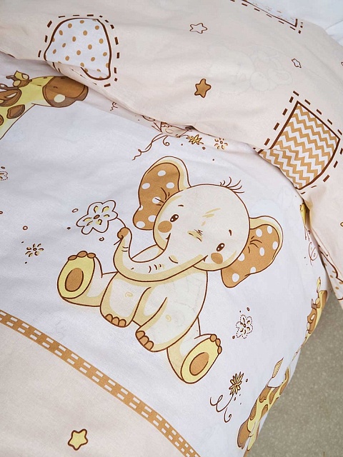 Пододеяльник бязь (без молнии) / Африка 110x140 см