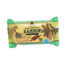 Мыло туалетное "БАННОЕ" с ароматом Хвои в обертке, 150 гр 