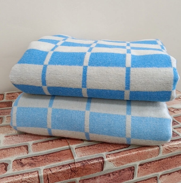 Одеяло байковое 400 гр. 80% хлопок, 140x205 см