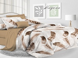 Комплект постельного белья Евро "Белла Вита Люкс" Эльф, Мадина
