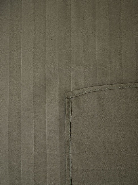 Простыня микрофибра страйп / Хаки, 150x215 см