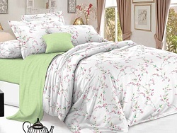 Комплект постельного белья Семейный "Sateen De Luxe" Эльф, Ксения