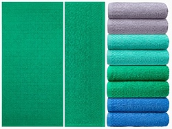 Полотенце махровое "Бетти", плотность 420 г/кв.м, 70x140см