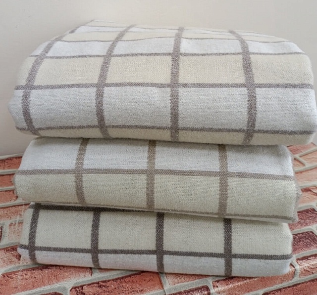 Одеяло байковое 400 гр. 80% хлопок, 140x205 см