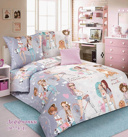 Детский комплект постельного белья 1,5 спальный, Деффченки