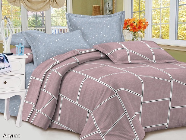 Комплект постельного белья 2-х спальный Satin Collection, Арунас