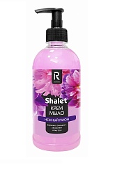 Жидкое крем-мыло SHALET  успокаивающее Нежный пион, 1л с курком  