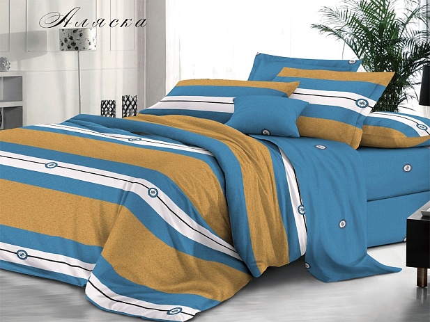 Комплект постельного белья Семейный "Белла Вита Люкс" Эльф, Аляска