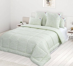 Одеяло всесезонное Эвкалипт перкаль / Авокадо компаньон, 200x220 см