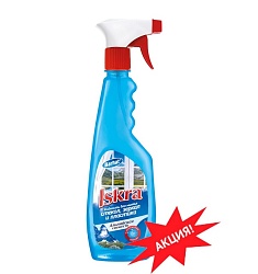 Искра для стекол с курком Альпийская свежесть, с НАШАТЫРНЫМ спиртом,  500 мл 