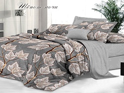 Комплект постельного белья Евро "Sateen De Luxe" Эльф, Шёпот ночи