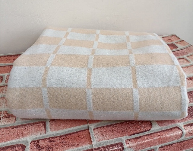 Одеяло байковое 400 гр. 80% хлопок, 140x205 см