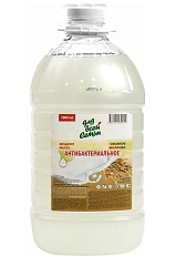 Жидкое мыло Защищающее Овсяное молочко Белое,  5л