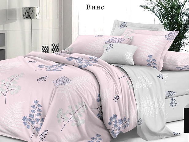 Комплект постельного белья Евро "Sateen De Luxe" Эльф, Винс