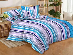 Комплект постельного белья 1,5 спальный "Domo Vita", Полоска