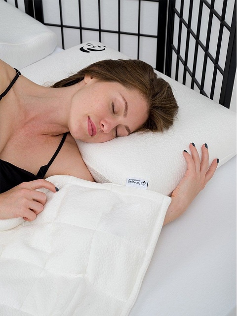 Утяжеленное одеяло PandaHug стеганое PHGH3375 / аромароллер в подарок, 170*195 см