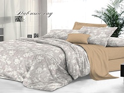 Комплект постельного белья Семейный "Sateen De Luxe" Эльф, Дивный сад