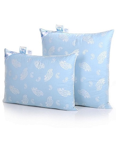 Подушка высокая "Классика" пух-перо тик (ПП), 50*70 см