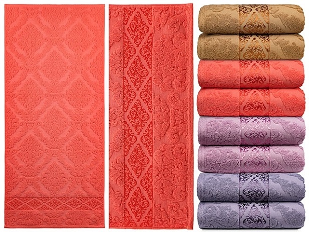 Полотенце махровое "Богема", плотность 450 г/кв.м, 50x90см