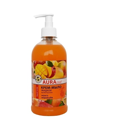 Жидкое крем-мыло SHALET  Манго и маракуя ароматерапия (дозатор), 500мл