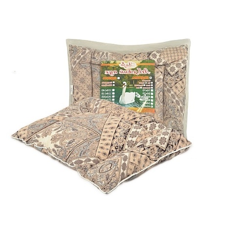 Подушка "Лебяжий пух" для новорожденных Тонкая, 40*60см