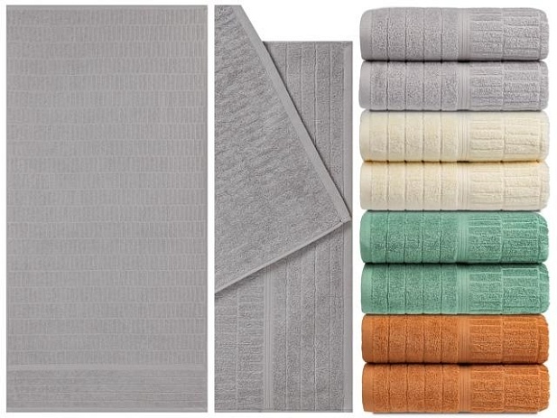 Полотенце махровое "Домино", J-331, 35х70см, 450 гр