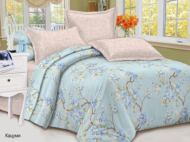 Комплект постельного белья Евростандарт Satin Collection, Кацуми