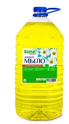 Жидкое мыло БАРХАТ ЭКОНОМ антибактериальное, 5л.  Желтое