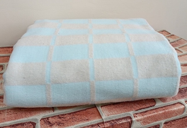 Одеяло байковое 400 гр. 80% хлопок, 140x205 см