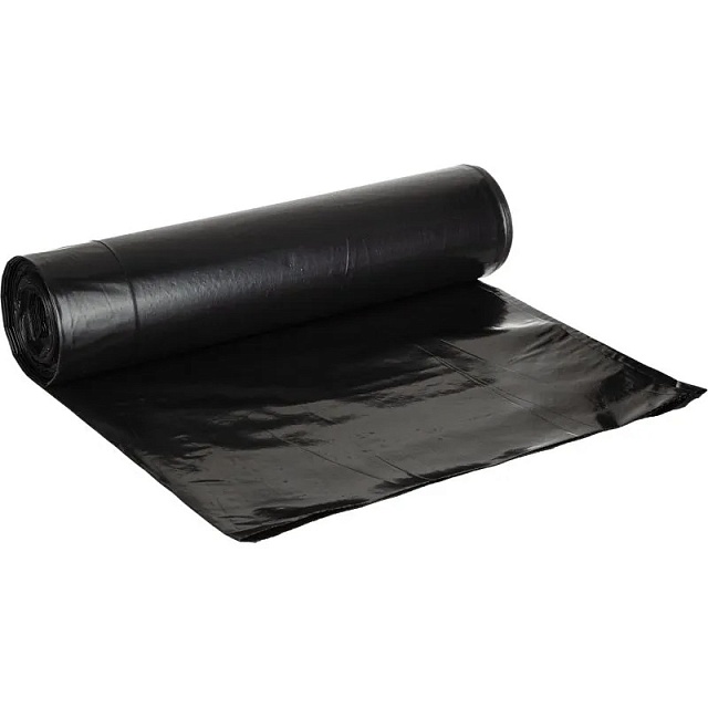 Мешки для мусора БРОНЯ 360л.ПВД черные 60 мкр 120*160см, (5 шт)