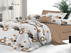 Комплект постельного белья Семейный "Sateen De Luxe" Эльф, Эссен