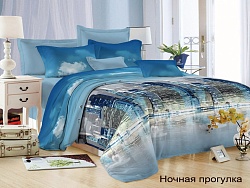 Комплект постельного белья Евростандарт Felicita, Ночная прогулка