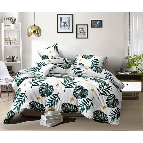 Комплект постельного белья Евро, Полисатин - 4526
