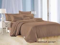 Комплект постельного белья Евростандарт Felicita, Кофейный десерт