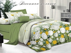 Комплект постельного белья Евро "Белла Вита Люкс" Эльф, Весенняя полянка