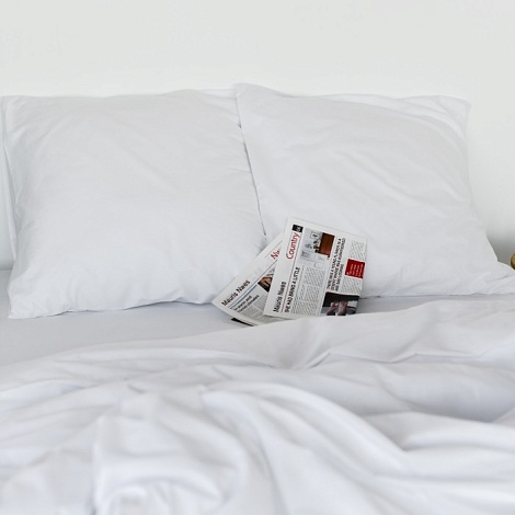 Наволочка Бязь 125гр - Отбеленный, 40*60см 