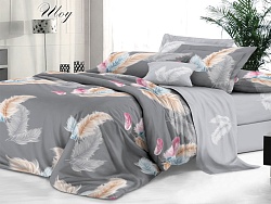 Комплект постельного белья Семейный "Sateen De Luxe" Эльф, Шоу