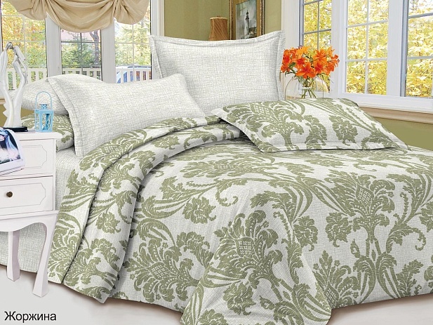 Комплект постельного белья 1,5 спальный Satin Collection, Жоржина