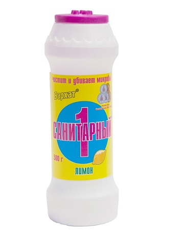 Чистящий порошок Бархат Санитарный -1 с хлором, 500 г