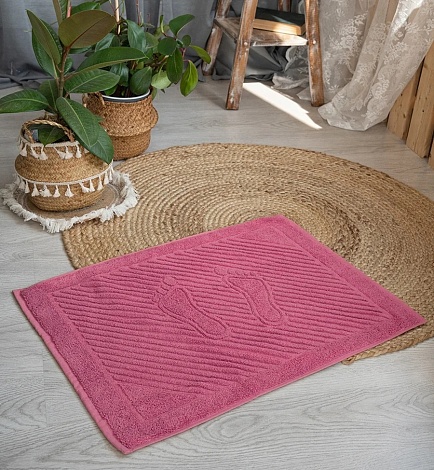 Полотенце махровое для ног 50х70см, 700гр Ашхабад, (виноградный)