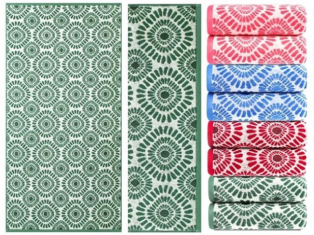 Полотенце махровое "Подсолнухи", плотность 465 г/кв.м, 50х90см