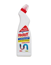 Мистер КРОТОФФ СУПЕР  гель для очистки канализации, 800 мл.