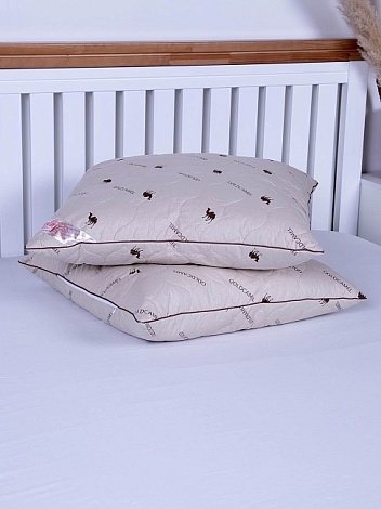 Подушка "Верблюжья шерсть" тик ПВШ079, 70*70см