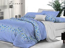 Комплект постельного белья Евро "Белла Вита Люкс" Эльф, Полька