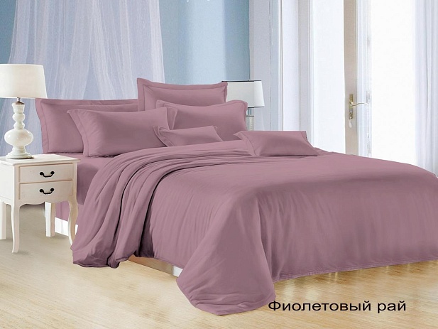 Комплект постельного белья Семейный Felicita, Фиолетовый рай