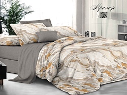 Комплект постельного белья Евро "Белла Вита Люкс" Эльф, Мрамор