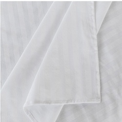 Простыня Поплин страйп (белый), Евро